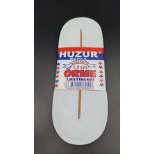 Renas Store Beyaz - 1.5cm Paça Lastik Yassı Gniş 10MT. (5047)