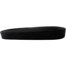 Renas Store Siyah - 2cm Paça Lastik Yassı Geniş 10MT (5047)