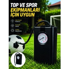 Renas Store Çok Amaçlı Taşınabilir Hava Pompası Araç Bisiklet Top Lastik Şişirme Pompası