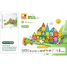 Renas Store Mey Ithalat® Magnetic Blok 5.5 cm 52 Parça