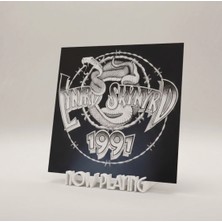 Now Playing Plak Sergileme Standı - Beyaz