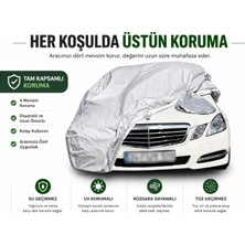 Typhon Opel Ascona 808 Mevsim Su Geçirmez Araç Brandası| Biyeli Dikiş | Tokalı Sabitleme | Güneş Yağmur Dolu Koruma