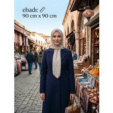 Güzel Kaman Lo Cella Esarp Soft Bej Kahfe 1 Adet Kaliteli Kullanışlı Güzel Şık ( 90 cm x 90 cm )