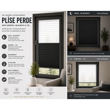 Yazar Home Blackout Çiftli Sistem Gece-Gündüz %100 Karartma Plise Perde - Antrasit