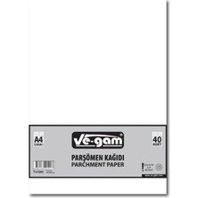 Renas Store A4 40 Parça  Çizgisiz Parşömen Kağıdı (5047)