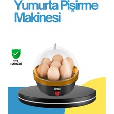 Renas Store Mey Ithalat® 7 Yumurta Kapasiteli Yumurta Pişirme Makinesi Rafadan Orta ve Katı