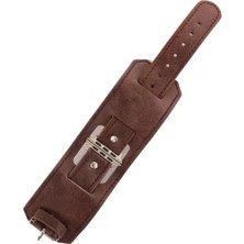 Renas Store Newface Apple Watch 42MM NL17 Deri Kordon - Mürdüm