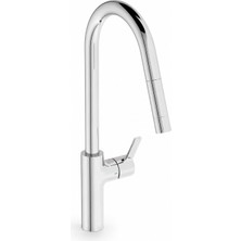 İdeal Standart IDEAL GUSTO SPİRALLİ EVİYE BAT. 1F-KROM-YUV. BORUL