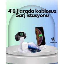 Renas Store Iphone,  Watch ve Airpods ile Uyumlu 4'ü 1 Arada Şarj Ünitesi – Tüm  Cihazları Tek Noktada