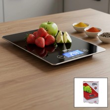 Renas Store Cam Mutfak Tartısı Terazi LCD Ekran 5kg/1gr PİLLİ=CR2032 Gr/oz/ml/ıb Ölçüm SKS-4526 (5047)