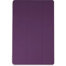 Renas Store Newface Apple iPad Pro 13 (2024) Kılıf Tablet Smart Kılıf - Mor