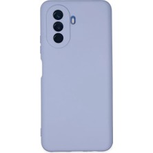 Renas Store Newface Huawei Nova Y70 Kılıf Nano Içi Kadife Silikon - Lila