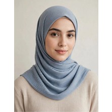 Aslı Başörtü Tak Çık Hazir Başörtü Gri Dört Mevsim 1 Adet Kaliteli Kullanışlı Güzel Şık