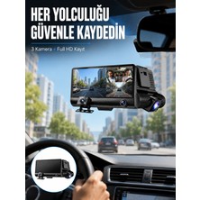 Renas Store Çift ve Üçlü Lens Seçeneği ile Tüm Açılardan Kayıt Yapan Araç Kamerası Yeni Nesil