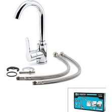 Renas Store Krom Delta Lavabo Bataryası Aç Kapa KTX-2639 (5047)