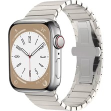 Renas Store Newface Apple Watch 38MM KR413 Fine Steel Kordon - Yıldız Işığı