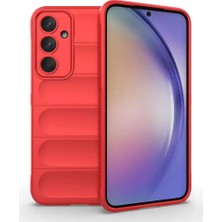 Renas Store Newface Samsung Galaxy M14 5g Kılıf Optimum Silikon - Kırmızı
