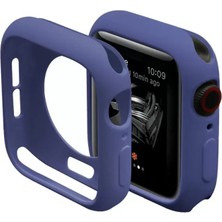 Renas Store Newface Apple Watch 42MM Silikon Alt Kasa - Mavi