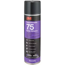 3m 75 Kağıt Kumaş Plastik Kauçuk Malzemeler Için Sprey Yapıştırıcı 500 ml