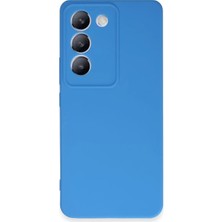 Renas Store Newface Vivo V30 Lite 4g Kılıf First Silikon - Mavi