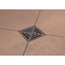 Dallmer TistoPlan K10 10x10 cm 50lik yer süzgeci 10 yıl garanti, Alman kalitesi Duş ve banyo süzgeci - izolasyon yalıtım uyumlu zemin gideri, kanalizasyon lağım kokusu önleyici sifonlu yer süzgeci