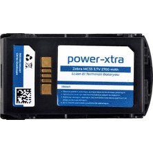 Power-Xtra - Zebra MC33 3.7V 2700MAH Li-Ion El Terminali Bataryası