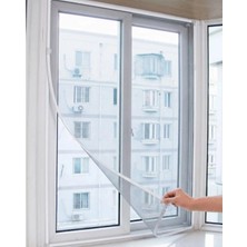 Renas Store Pencere Sineklik Tülü 100X150 cm Çift Taraflı Bant Hediyeli Kesilebilir Tül Sineklik Seti