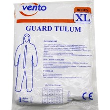 Renas Store Vento Xl Guard Koruyucu Tulum Beyaz - Hafif - Non-Woven Kumaş Boy: 179-187CM - Göğüs: 108-115CM (5047)