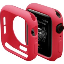 Renas Store Newface Apple Watch 42MM Silikon Alt Kasa - Kırmızı