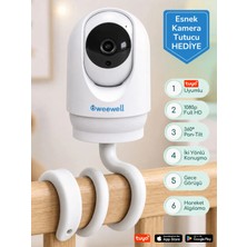 Weewell WMV630R Dijital Bebek İzleme Cihazı Full HD 360 Derece Ayarlanabilir Özellikler