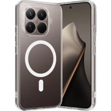 Renas Store Newface Xiaomi Mi 15T Pro Combo Sert Şeffaf Magsafe Kapak - Şeffaf