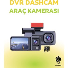 Renas Store 1080P Ön, 720P Arka ve Iç Kamera ile %100 Kapsama – Gece Görüşlü Araç Kamerası