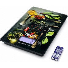 Renas Store Cam Mutfak Tartısı Terazi LCD Ekran 5kg/1gr Pilli Gr/oz/ml/ıb Ölçüm İ11-028 (5047)