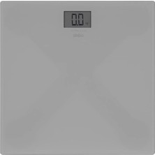 Renas Store SBS-4451 Dijital - Pilli Gri Cam Banyo Baskül Terazi Tartı LCD Ekran 180KG/100GR 26X26CM (5047)
