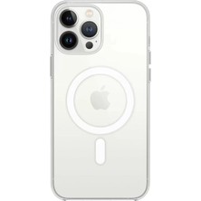Renas Store Newface Apple iPhone 16 Pro Max Kılıf Pc Real Magsafe Kapak - Şeffaf