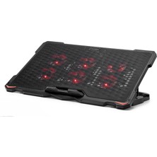 Renas Store Laptop Soğutucu 6 Fan LED - Siyah HDX4255