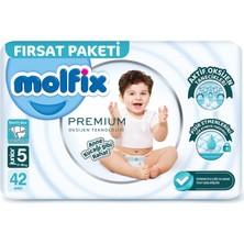 Renas Store Premium Bebek Bezi Fırsat Paketi 5 Beden 11-18 kg 42 Adet