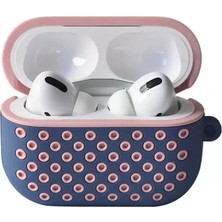 Renas Store Newface Apple Airpods Pro 2 (2.nesil) Spor Delikli Kılıf - Mavi-Pembe