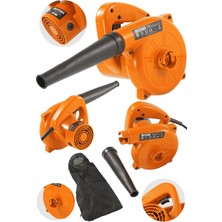 Steiner 3000 W Devir Ayarsız Hava Körüğü Yaprak Üfleme Makinesi Bilgisayar Temizleme Turuncu