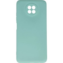 Uravas Store Xiaomi Redmi Note 9 5g Kılıf Nano Içi Kadife Silikon - Turkuaz