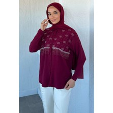 Julude Ön Taşlı Tesettür Gömlek P-00022284