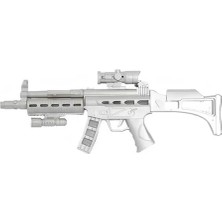 Renas Store Üreticiniz Dürbünlü Pilli Tüfek 57 cm