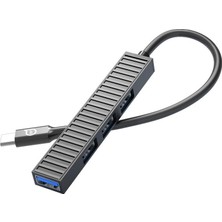 Piili Type-C To Usb-A 2.0 Hub Adaptör 4 In 1