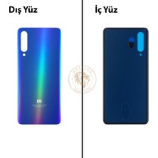 Arsking Xiaomi Mi 9 Okyanus Mavisi Arka Pil Kapağı Batarya Kapağı Lazer Kesim Back Cover
