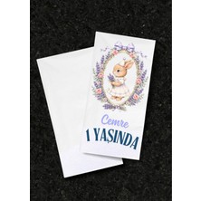 Nehay Shop Doğum Günü Isme Özel Sunum Peçetesi 30*33 cm Garson Katlamalı / 1 Paket 20 Adettir