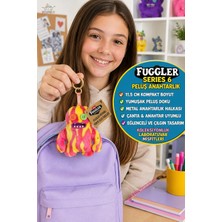 Toyfest Fuggler Sarı Kırmızı Sasquoosh Peluş Anahtarlık Seri 6 Orijinal Zuru Koleksiyon Çanta Süsü 11,5 cm