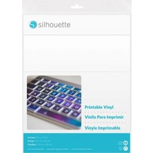 Silhouette Yazdırılabilir Yapışkanlı Etiket Sticker Folyosu (8 Adet)