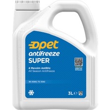 Opet Antifiriz Süper 3 Lt Mavi Antifiriz 2025 Üretim Yeni Ambalaj