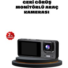 Renas Store 3 Kameralı Araç Dvr 1080P Ön + Hd Arka + Iç Kamera Döngü Kayıt 2’’ Ekran