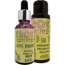 Kap Kaç Eros Legent Erkeğe Özeı 3 Özellik Bakım Kremi 60 ml + Erkekdamla 30 ml